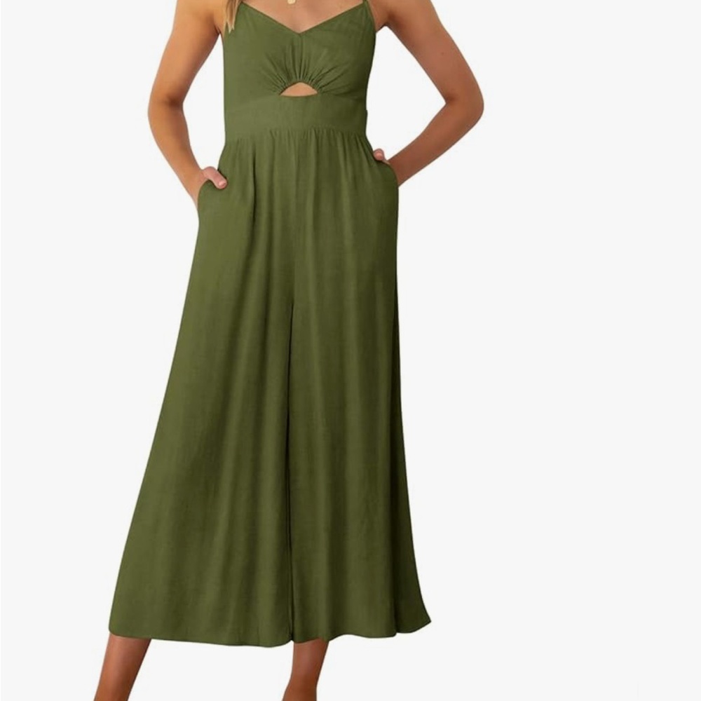 Elegant Green Jumpsuit